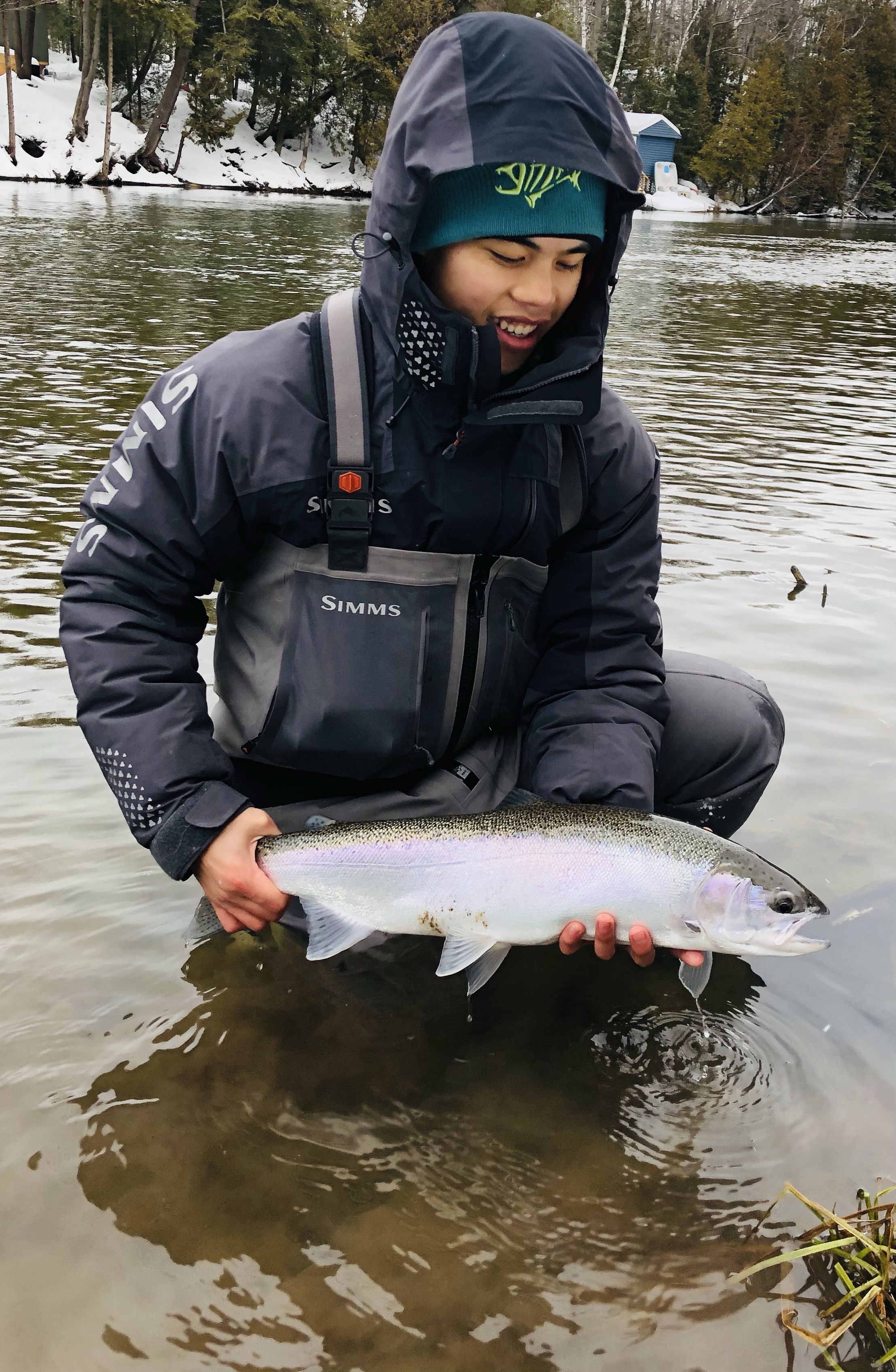 Steelhead Caught Using a Baitcast Float Setup