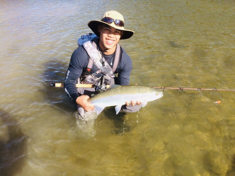 Saugeen River Steelhead Caught Using a Baitcast Float Setup